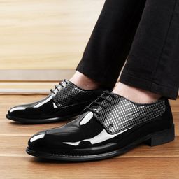 INVICTUS Men Textured Formal Derbys Shoes-picture-33