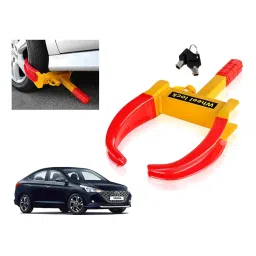 Auto Pearl Claw Type Anti Theft Adjustable Wheel Clamp Lock for Verna 1.6 CRDi AT S-image-94