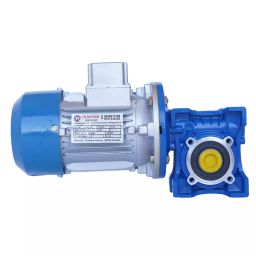Cranosis 0.5 HP Three Phase Foot Mount NMRV Worm Gear Motor, NMRV 50-16