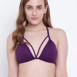 La Intimo Purple Beach Mania Plunge Bra-image-56
