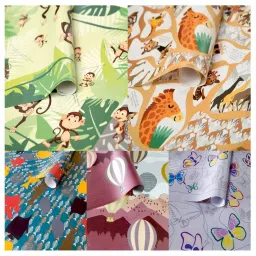eVincE - thoughtful PRESENTations COMB18LP10  All Mixed Design Birthday Modern and Informative Gift Wraps for Kids Adult Diwali Christmas Halloween and All Occasion Large Sheets 70 x 50 cm Gift Wrapping Paper (Pack of 5 Piece)-10