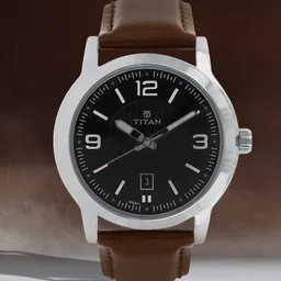 Titan New Gents Men Black Analogue watch NL1730SL02-image-15