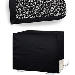 The Furnishing Tree Black Printed Air Conditioner Cover-image-118