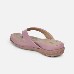iD&U Women Textured Open Toe Flats With Laser Cuts image 5
