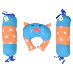 Toddylon Baby Pillow for Head Shaping with 2  Bolsters - Blue-picture-10