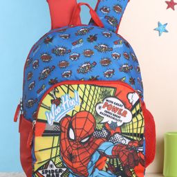 Marvel Spider-Man Polyester School Backpack Blue - 12 Inches-image-20