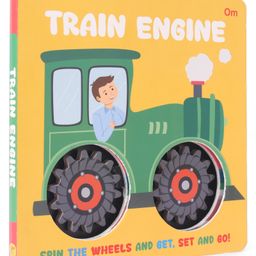 Wheel Books Train Engine Board Book- English-image-99
