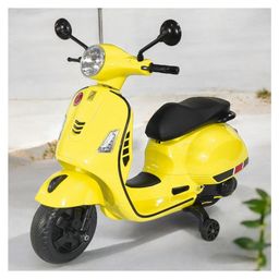 JN CREATIONS 12V Vespa Rechargeable Battery Operated Ride-On Scooter For Kids With Self Driven - Yellow-26