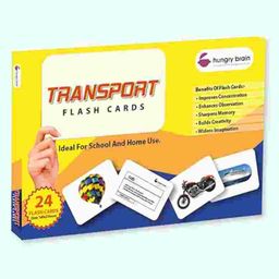 Hungry Brain Transport 24 Flash Cards - Multicolor-image-75