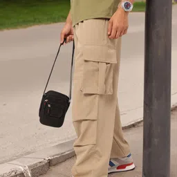 Kook N Keech Functional Fashion Men Relax Cargo Joggers-image-49