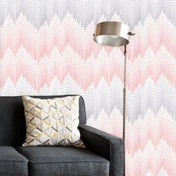 ArtzFolio Printed UV-Resistant Anti-Bacterial Dashed Chevron Mountain Peaks Peel & Stick Wallpaper-image-99