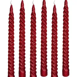 atorakushon Red 6 pieces Pillar Candle-image-98