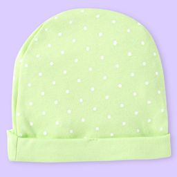 Babyhug Disney Cap Mittens & Booties Set With Minnie Mouse Graphics - Green image 3
