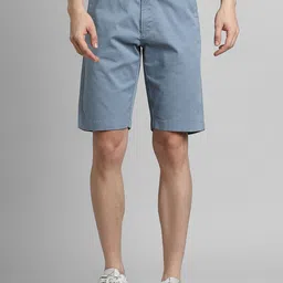 SIMON CARTER LONDON Men Solid Slim Fit Mid-Rise Regular Shorts-picture-20