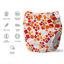 SuperBottoms NEW UNO Freesize Cloth Diaper  Cloth diaper for babies 3m to 3 years  Washable & Reusable cloth diaper  Comes with cloth diaper insert  Pack of 2 image 4