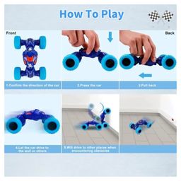 ADKD Friction Powered Unbreakable Monster Theme Telescopic Pull Back Car Toy Pack of 2 (Color May Vary) image 4