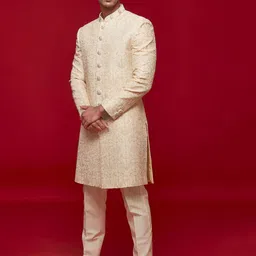 sven suits Embroidered Sherwani Set-picture-6
