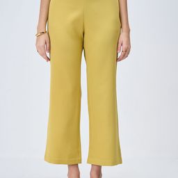 SALT ATTIRE Women Smart Straight Fit Trousers-image-16