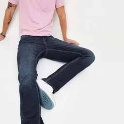 max Men Low Distress Light Fade Jeans-76