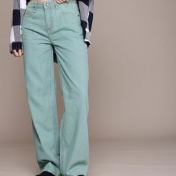 The Roadster Life Co. Women Pure Cotton 90's Baggy Low-Rise Light Fade Jeans-image-94