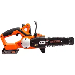 Black+Decker Cordless 18 V Lithium-Ion Electric Chainsaw Bar Black, GKC1825L20-QW-picture-6
