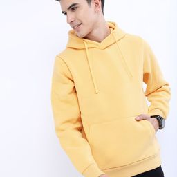 HIGHLANDER Men Yellow Hooded Sweatshirt-picture-27