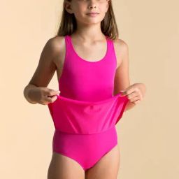 NABAIJI By Decathlon Kids Magenta Swimming Costume-image-78