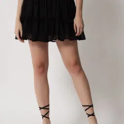 Trend Arrest Black Circular Skirt-image-32