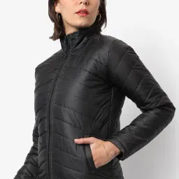 Campus Sutra Black Padded Jacket-picture-22