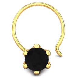 Candere By Kalyan Jewellers Peacock Collection 18k Yellow Gold Nosepin for Women-image-33