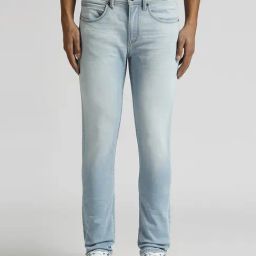 Pepe Jeans Light Indigo Blue Cotton Skinny Jeans-image-107