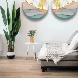 The Art House Abstract Multicolor Canvas Painting-image-77