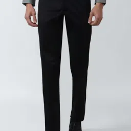 Van Heusen Black Regular Fit Trousers-image-21