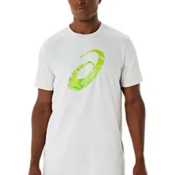 Asics Light Grey Regular Fit Printed Sports T-Shirt-picture-10