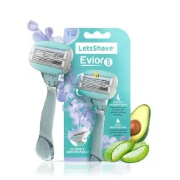 LetsShave Evior 6 Shaver for Women (White/Pink)-44