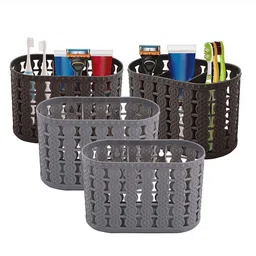 Kuber Industries Grey Set of 4 Reusable Multi-Utility Organisers image 1