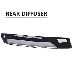 Auto Pearl Bumper Diffuser Reflector ABS Rear Compatible For Mahindra Marazzo, Diffuser_Marazzo_Rear image 2