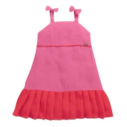 Tiny Girl Hot Pink Barbie Printed Midi Dress-image-29