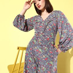 QUIERO Printed Basic Jumpsuit-17