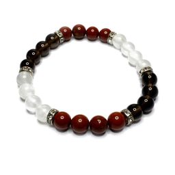 Divine souvenirs Unisex Artificial Beaded Elasticated Bracelet-image-83