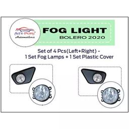 Auto Pearl Car Fog Lamp Light Compatible For Mahindra Bolero 2020 (Set of 4) image 4