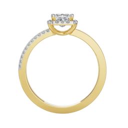 Emori Women 18 Kt Yellow Gold Camila 0.54ct Diamond Ring 3.11gm-image-1