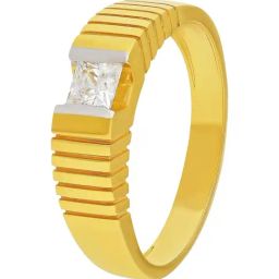 Malabar Gold and Diamonds 22k (916) Yellow Gold Ring for Men-picture-7
