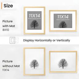 art street Synthetic Document Wall Photo Frame, Set of 4 Big Frames For Wall Artwork, Certificates, Home Decor image 2