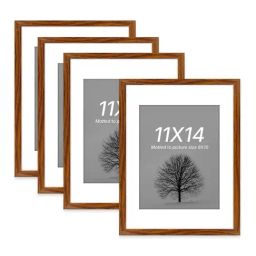 art street Synthetic Document Wall Photo Frame, Set of 4 Big Frames For Wall Artwork, Certificates, Home Decor image 3