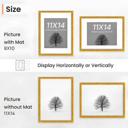 art street Synthetic Document Wall Photo Frame, Set of 4 Big Frames For Wall Artwork, Certificates, Home Decor image 2