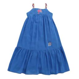 Tiny Girl Blue Barbie Printed Dress-image-65