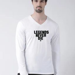 Friskers White Cotton Slim Fit Printed T-Shirt-image-23