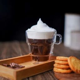 Femora Double Wall Transparent Glass Heat Resistant Coffee Mugs With Handle (0.25 L) - Set of 4-28