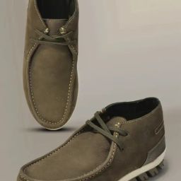 Woodland Men's Olive Chukka Boots-image-39